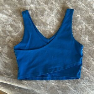 Cross back/ reversible athletic crop